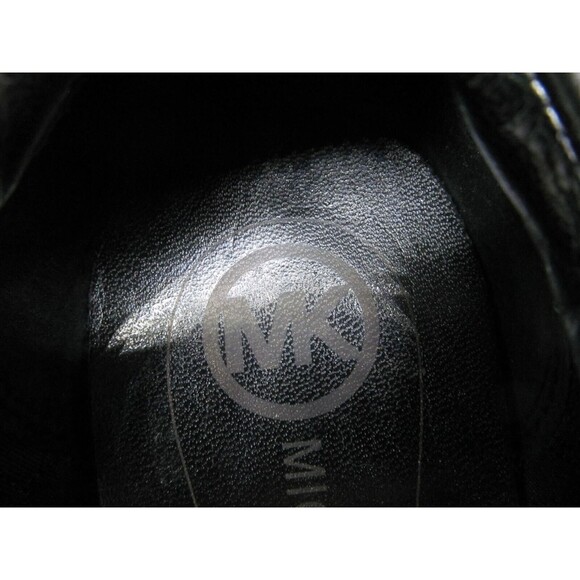 Michael Kors  Black And Gold Logo Lace Up Sneakers Womens Size US 7 M - Picture 10 of 16